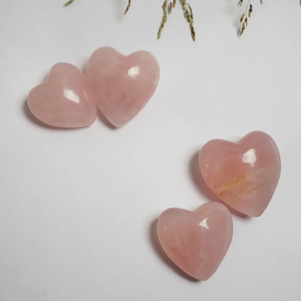 Rose Quartz Heart Healing Crystal