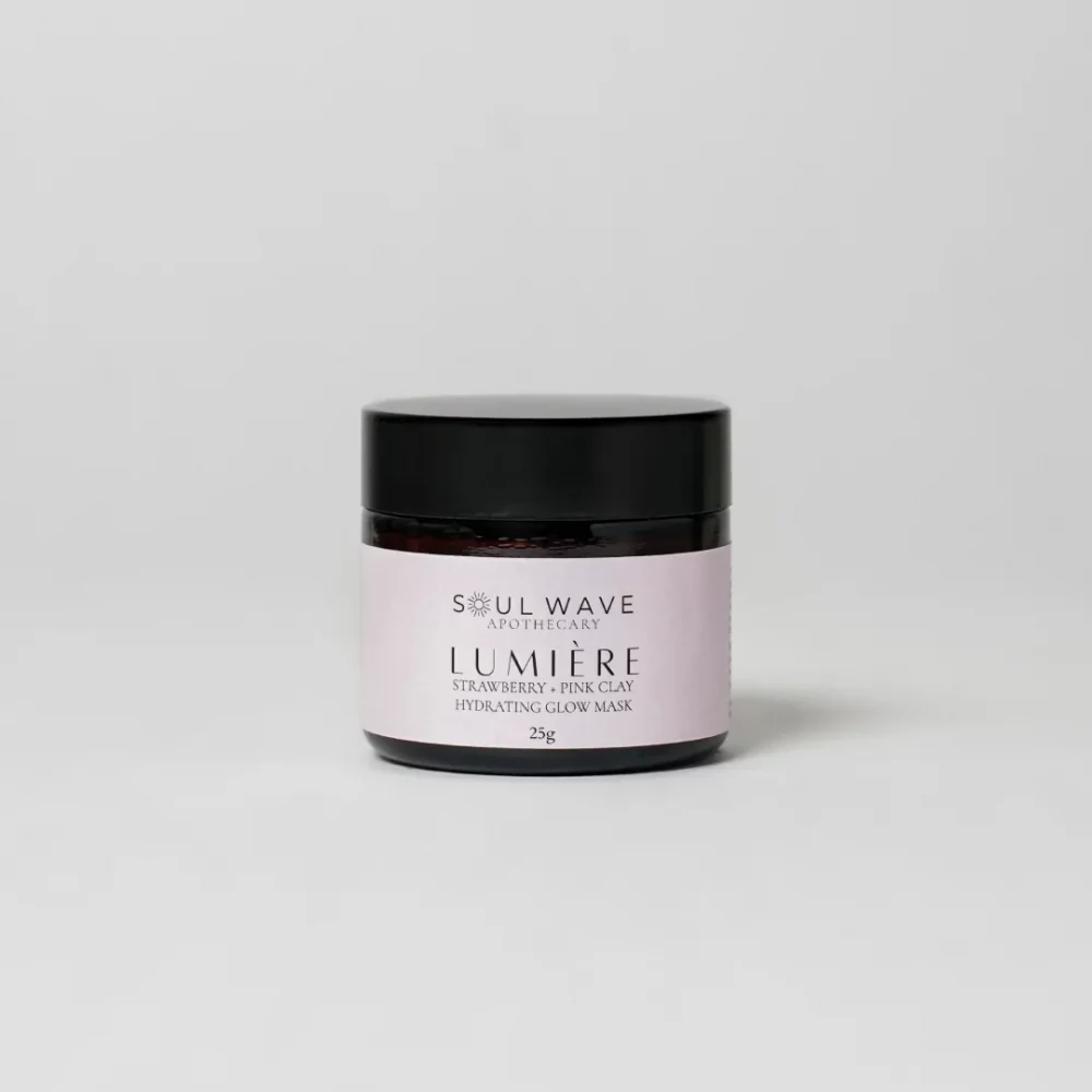 Lumiere Hydrating Glow Mask With Strawberry + Pink Clay